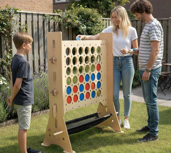 Houten spellen huren, attractieverhuur TimTom