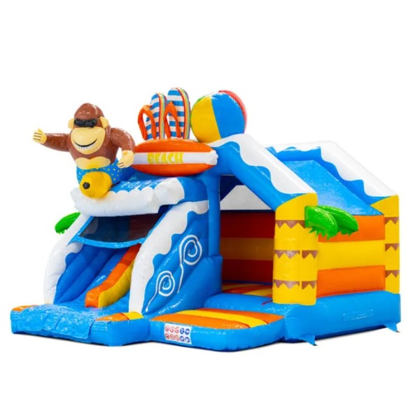 Beach Doubleslide springkussen Beach Doubleslide springkussen